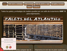 Tablet Screenshot of paletsyembalajes.com